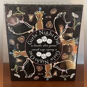 NWT Bunco Dice Game “Girl’s Night Out” Version with Bonus 12 Drink Coasters